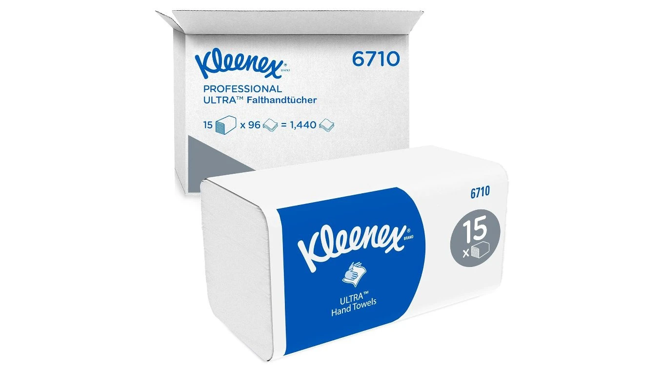 KLEENEX Papierhandtücher Ultra V-Falz, 3-lagig, weiss