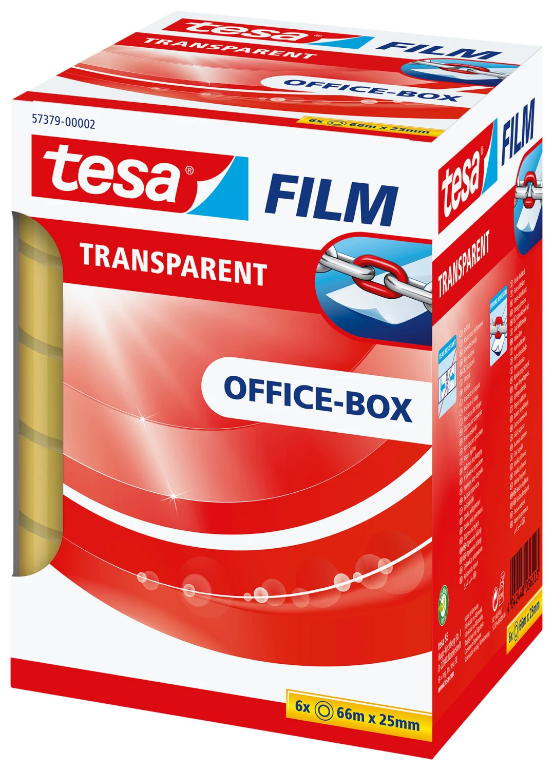 TESA Klebeband transparent Office-Box 25 m x 66 mm