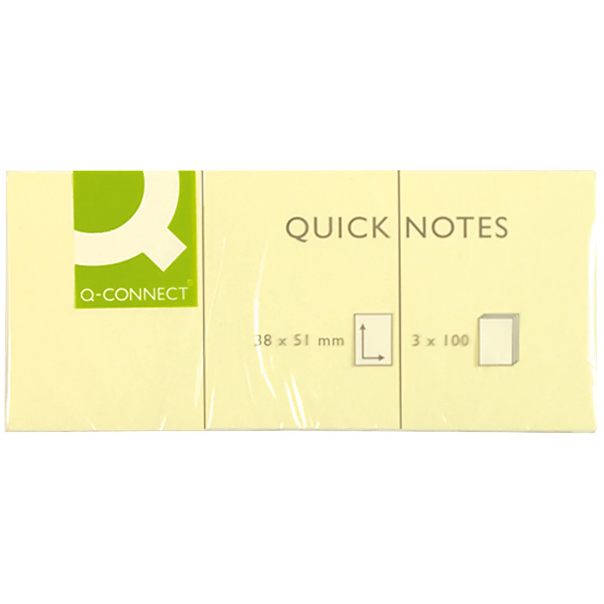 Q-CONNECT Haftnotizen 12 x 100 Blatt