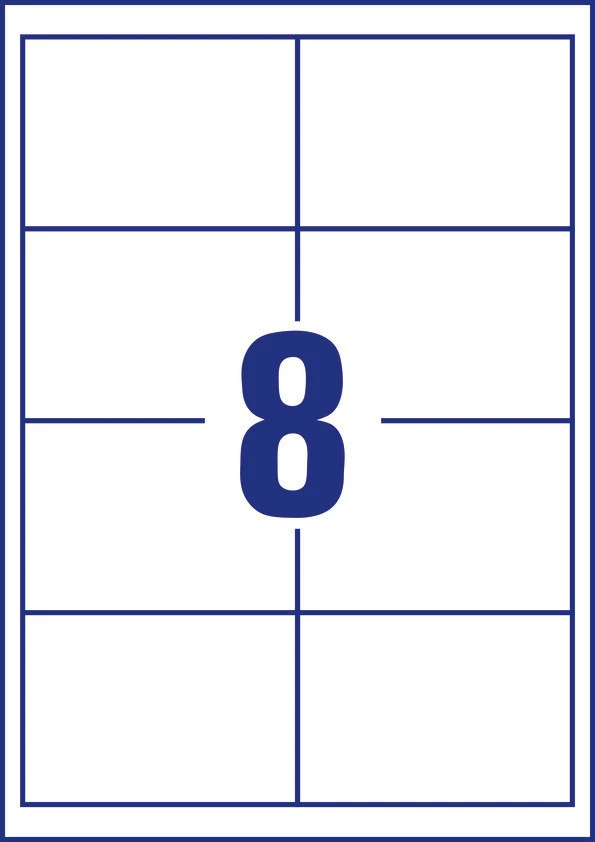 AVERY ZWECKFORM 3660-200 Étiquettes, 97 × 67,7 mm, 200 + 20 feuilles