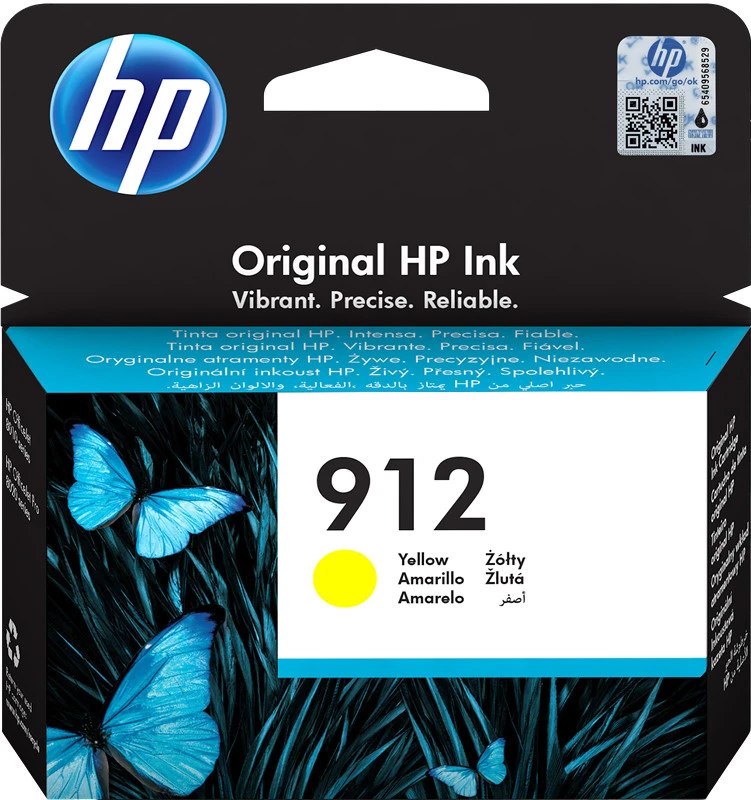 HP 912 Cartouche d'encre jaune