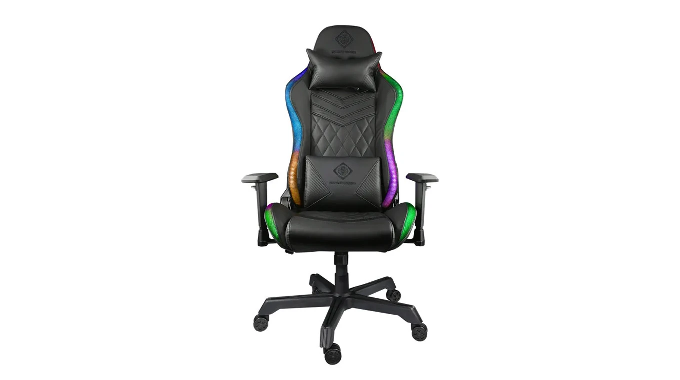 DELTACO Fauteuil gaming RGB LED DC410 GAM-08