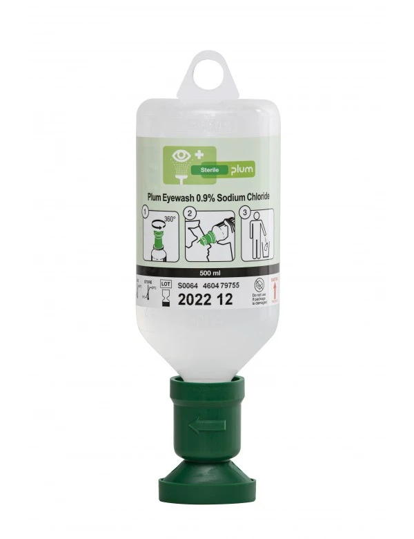 Plum Bouteille lave-oeil NaCl 500ml