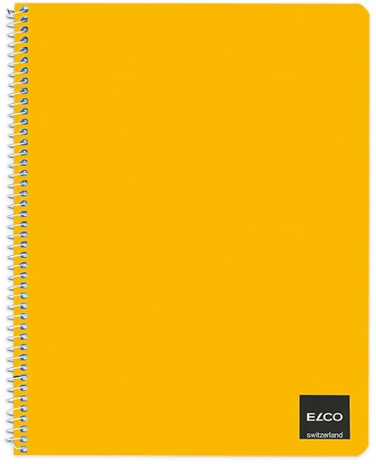 ELCO Cahiers à spirales A5+ avec 50 pages, 70g/m2