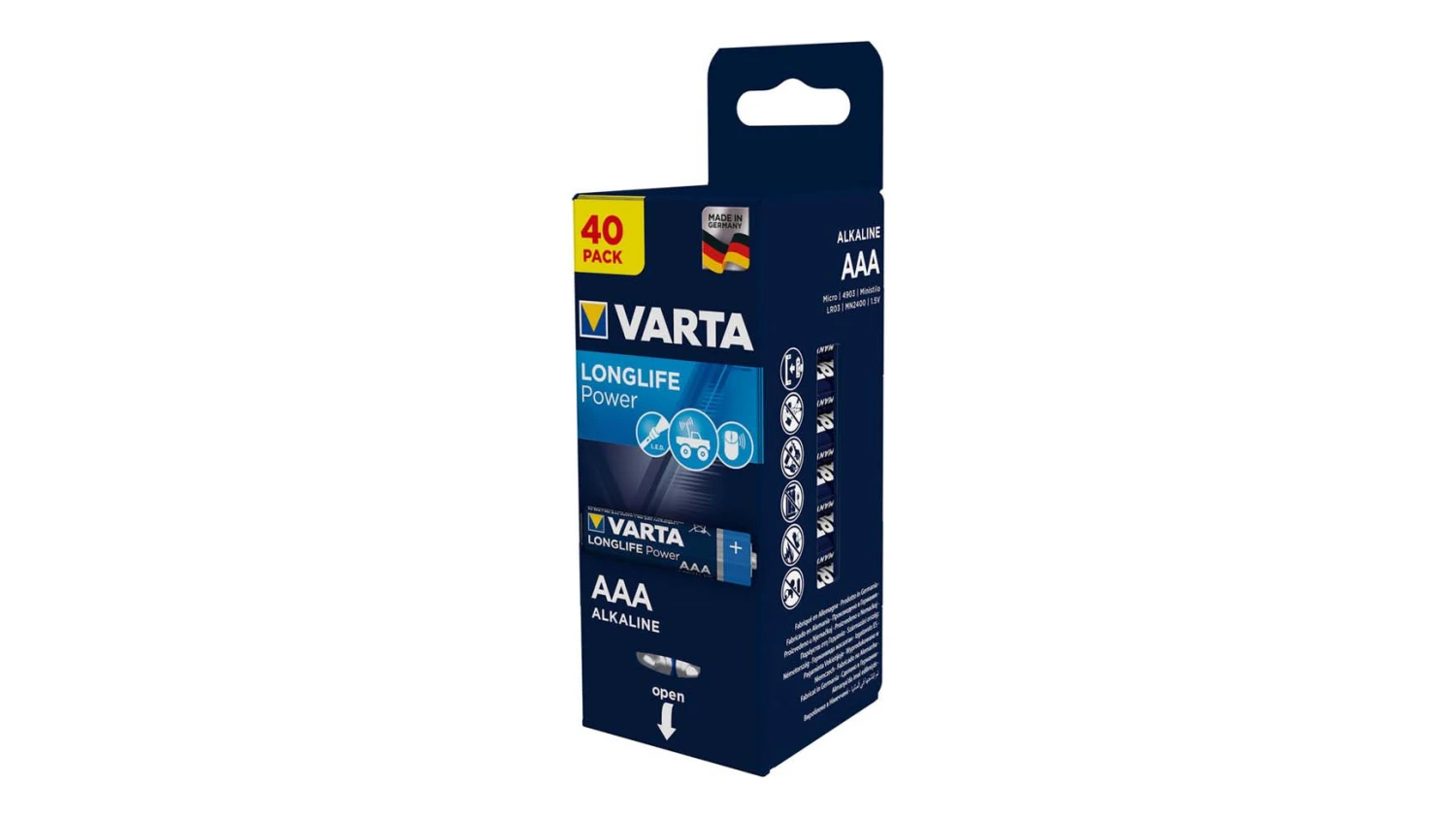 VARTA Batterie Longlife Power AAA/LR03 - 40er Pack