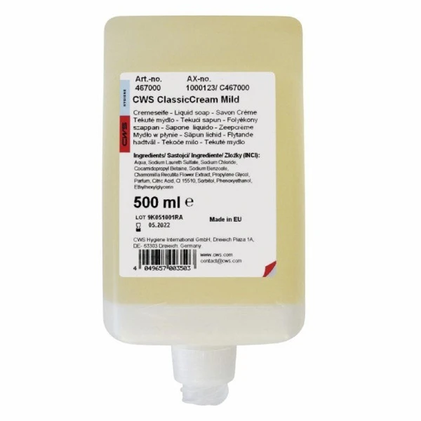 CWS Creme Soap Classic Mild 12 x 500 ml