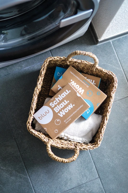 BLUU Feuilles de lavage universelles Sans Parfum 60 pièces