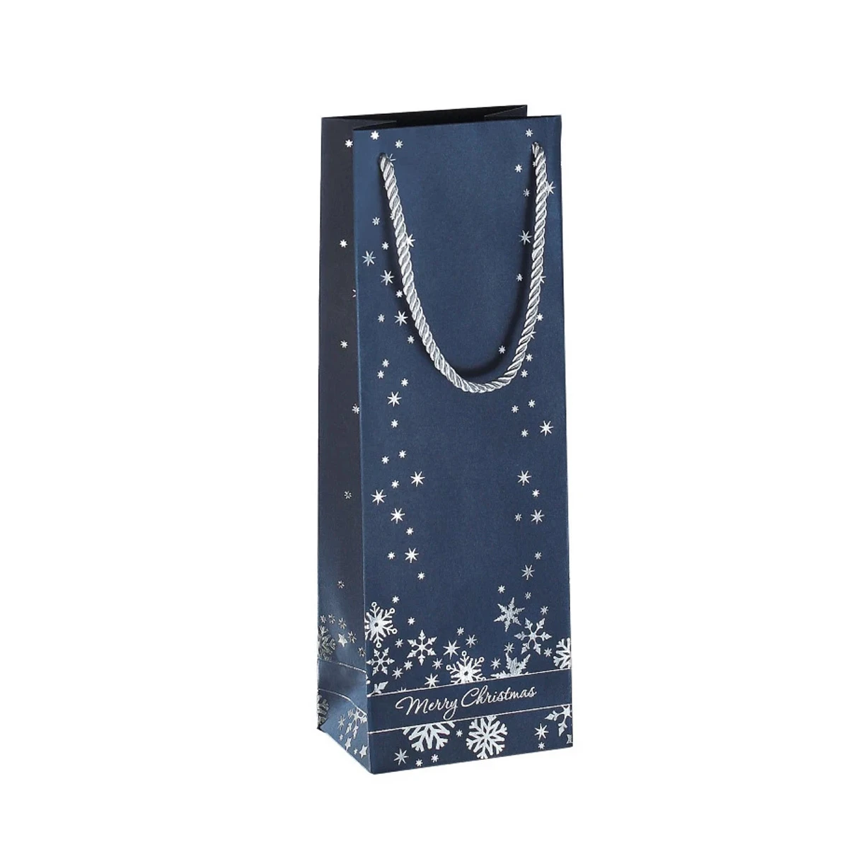 SIGEL Sacs cadeaux flocons de neige avec marquage argenté