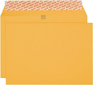 Enveloppes Elco jaune banque, C4