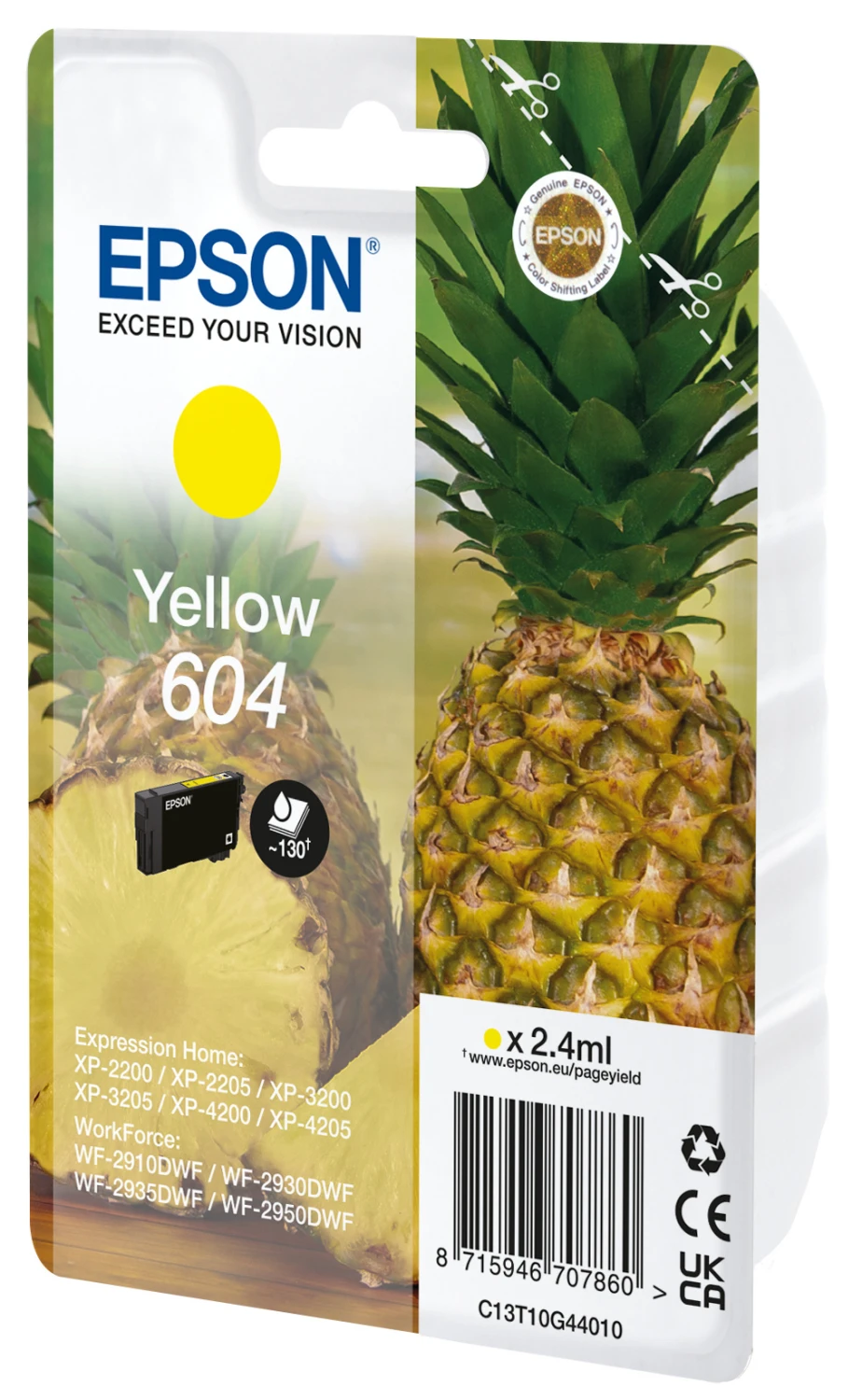 EPSON Tintenpatrone 604 yellow