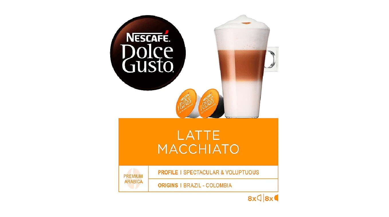 NESCAFÉ DOLCE GUSTO Kaffeekapseln Latte Macchiato 16 Stk.