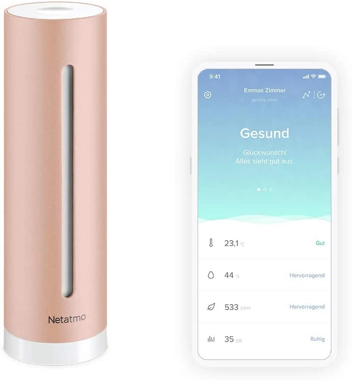 NETATMO Capteur de Qualité de l'Air Intérieur Intelligent