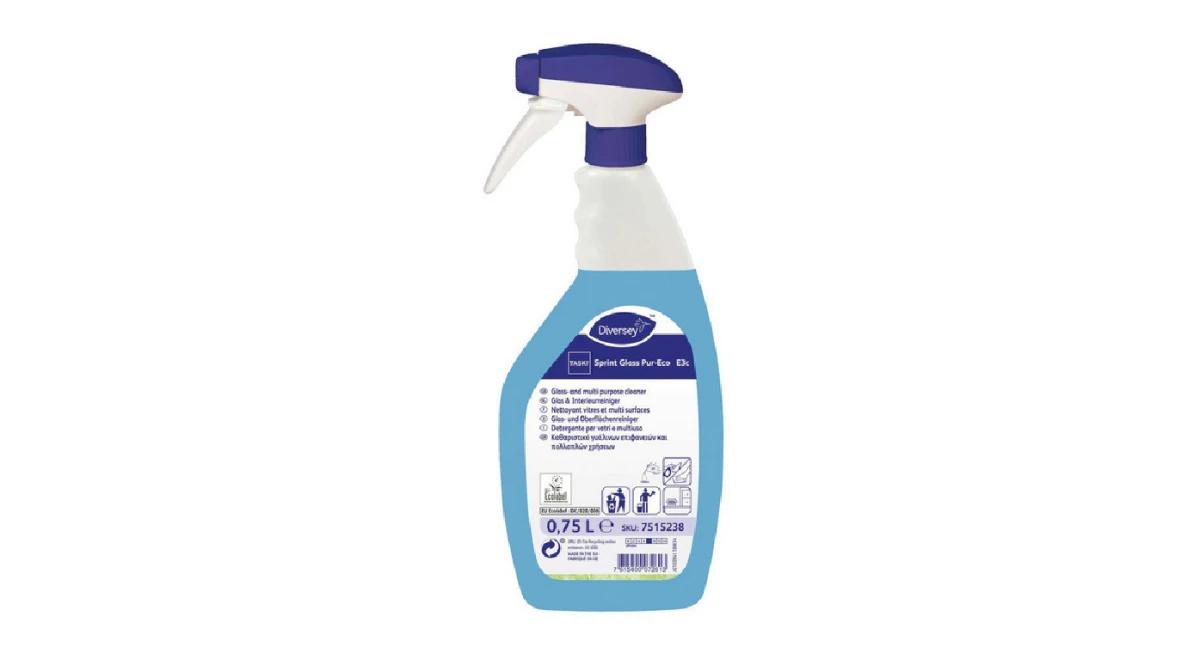 TASKI Nettoyant vitres et surfaces Sprint Glass Pur-Eco E3c 6 x 750 ml