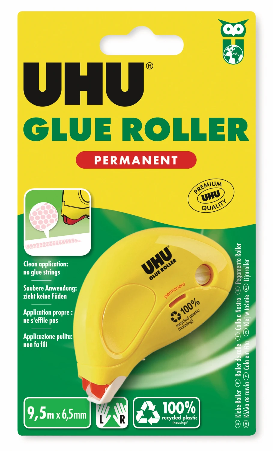 UHU rouleau de colle 9,5mx6,5mm