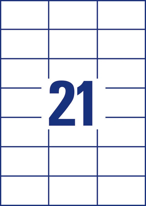 AVERY ZWECKFORM 3652-10 Etiketten, 70 x 42.3 mm, 10 Blatt