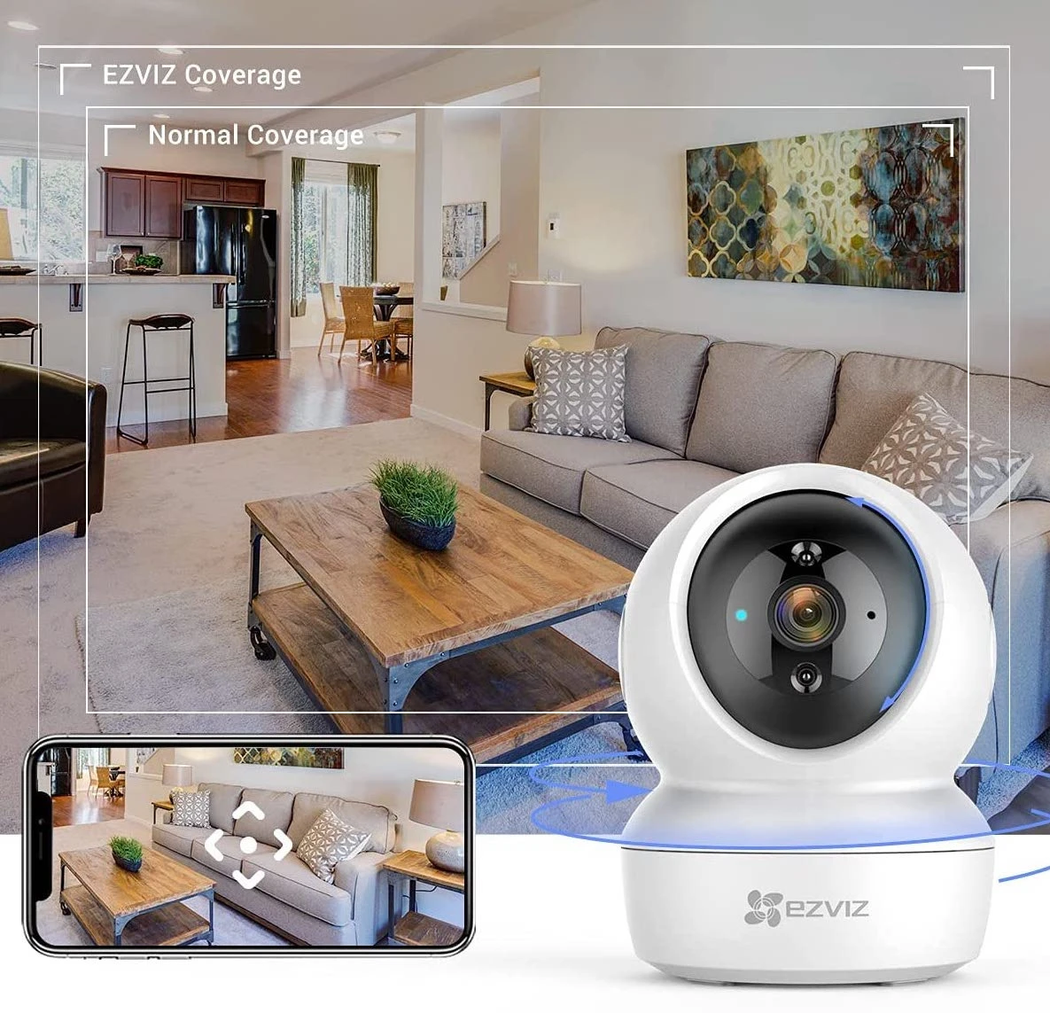EZVIZ C6N 4MP WLAN PT Camera