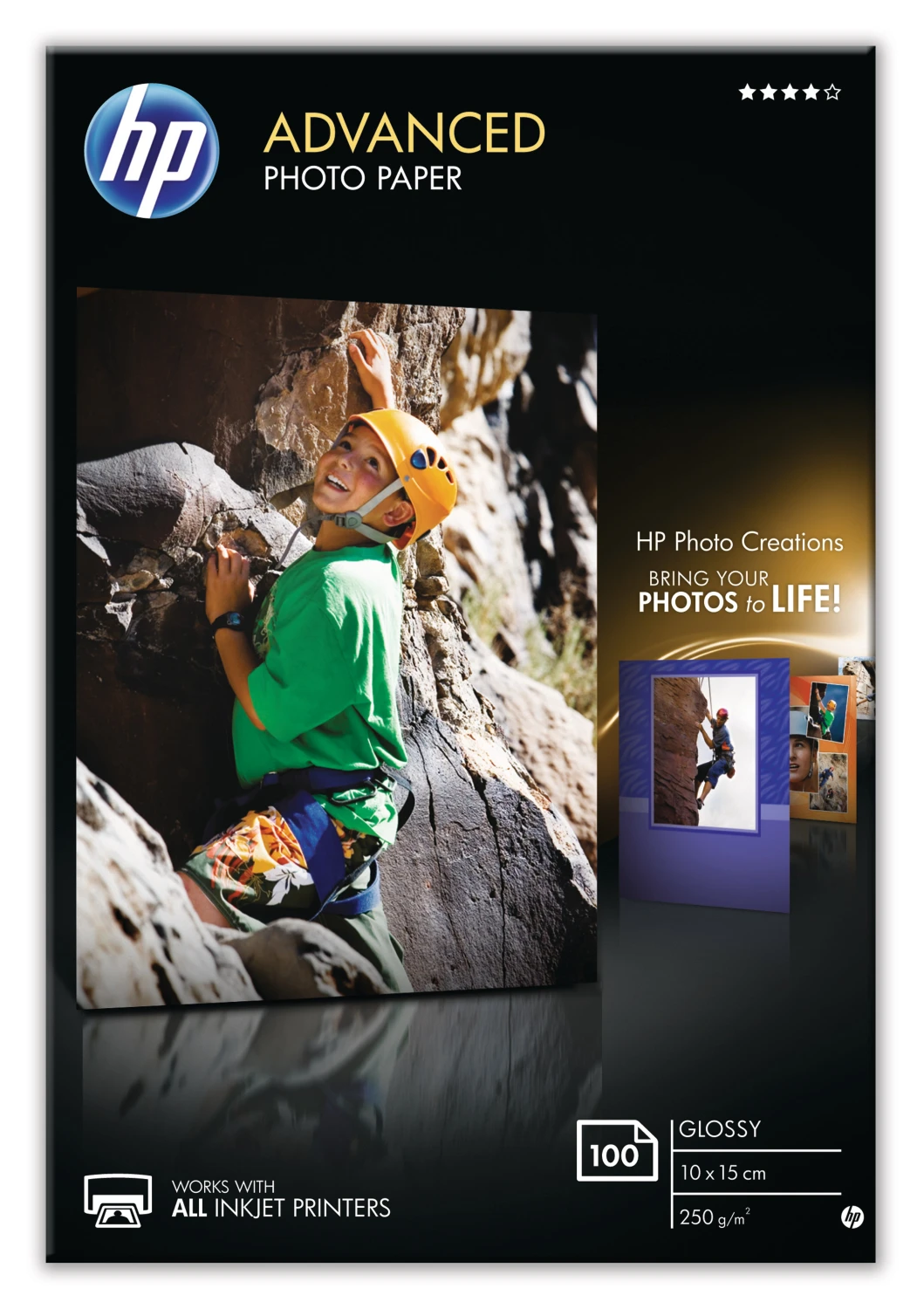 HP Advanced Glossy Photo 10 x 15 cm - 100 Blatt