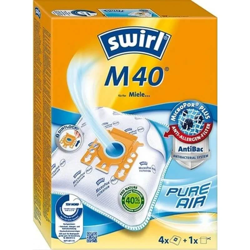 SWIRL Staubbeutel M 40 EcoPor 4 Stück