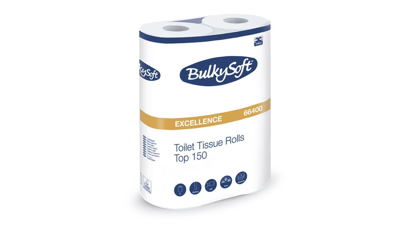 BULKYSOFT WC-Papier Excellence 4-lagig, 60 Rollen