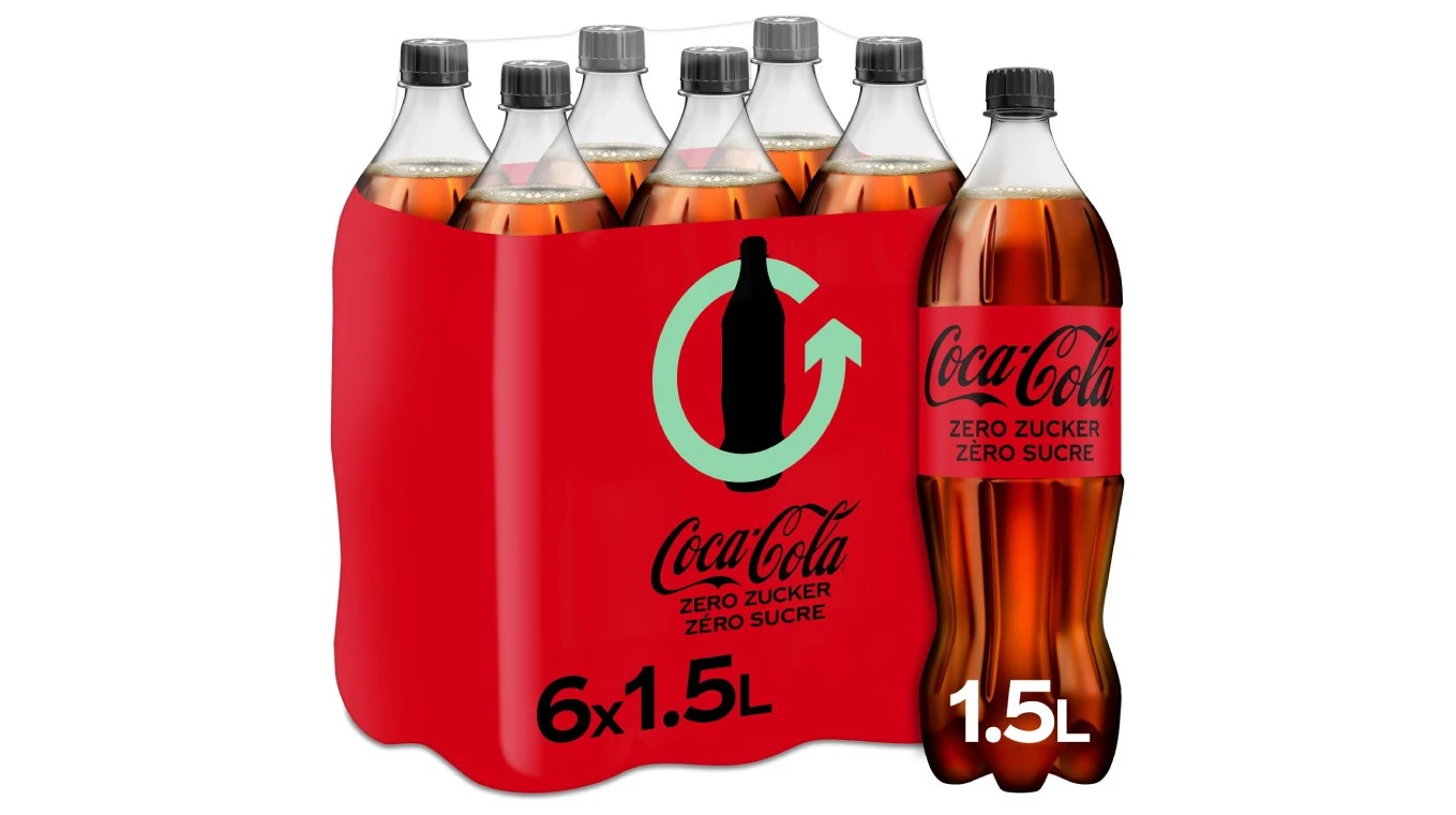COCA COLA Zero 6 x 1.5 Liter