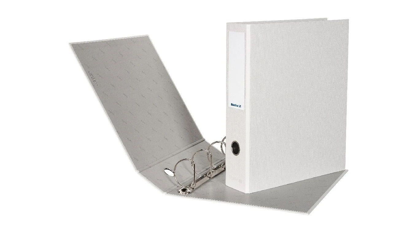 Biella Zeigebuch Dinor-Quatro mit 7 cm Rückenbreite, weiss