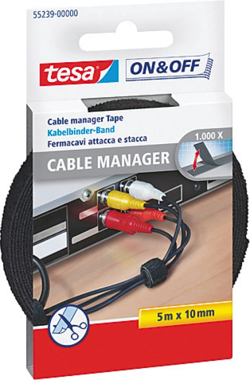 TESA Att.-câbles on&off 10mmx5m