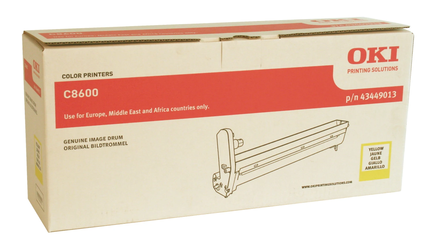 OKI 43449013 Cartouche de tambour jaune