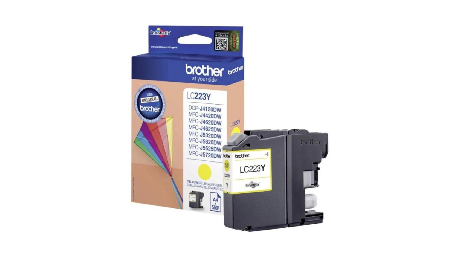 BROTHER LC-223 Cartouche d'encre jaune