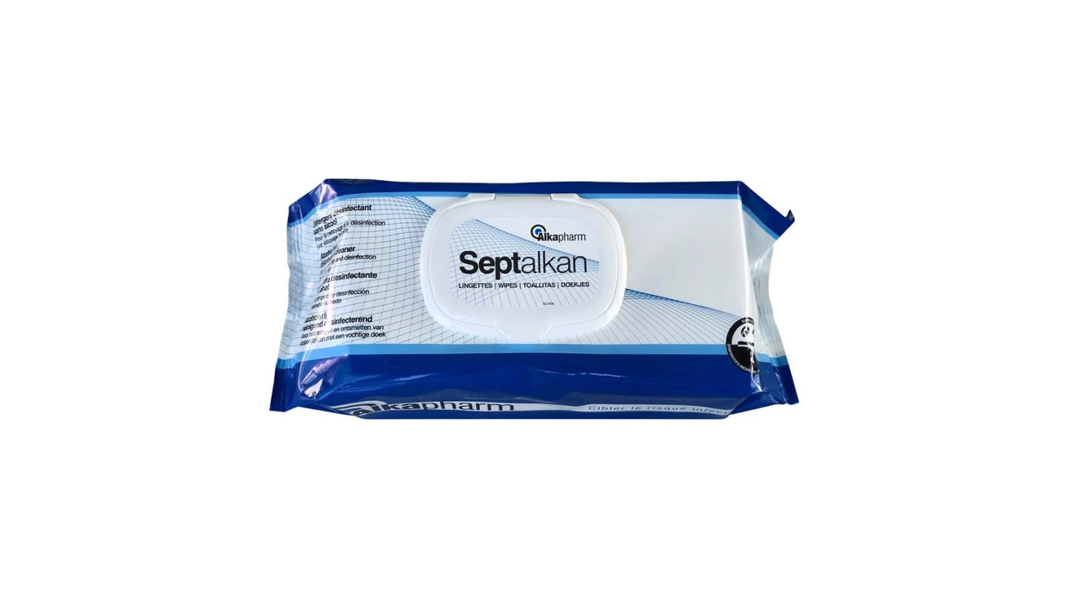 DENTIMED Lingettes désinfectantes surfaces Septalkan 100 pièces