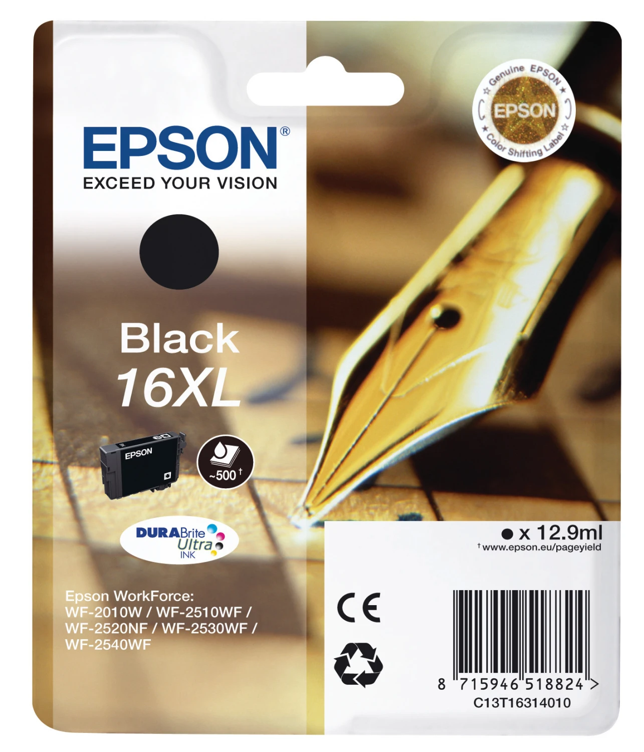 EPSON Tintenpatrone 16XL schwarz