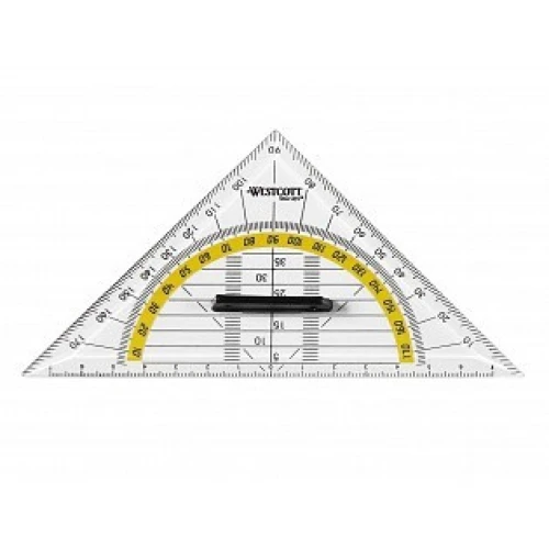 WESTCOTT Equerre 14 cm, avec manche