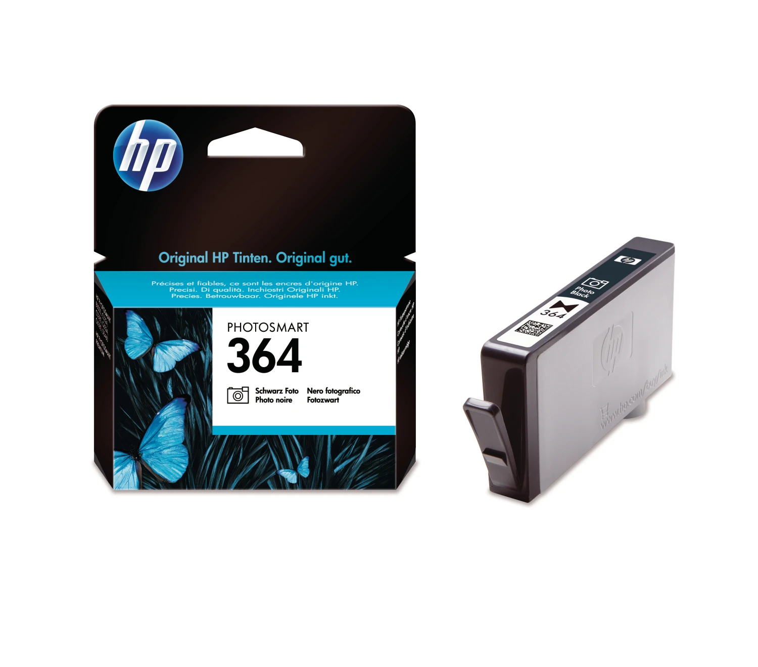 HP Tintenpatrone 364 ph.schwarz