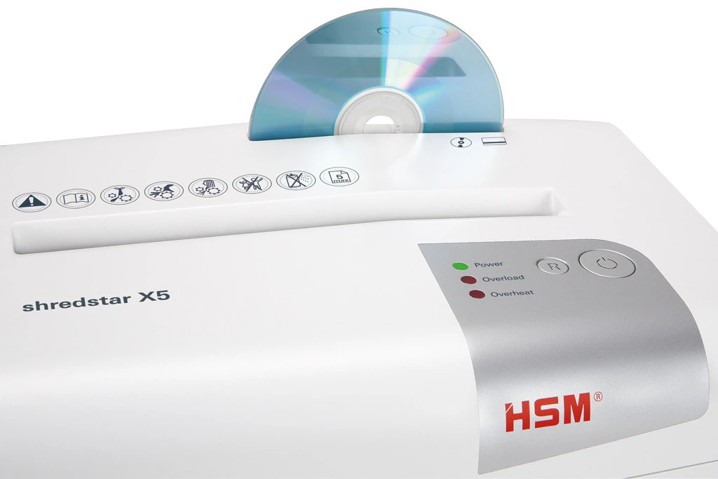 HSM Destructeur de documents shredstar X5 - P-4, 18lt