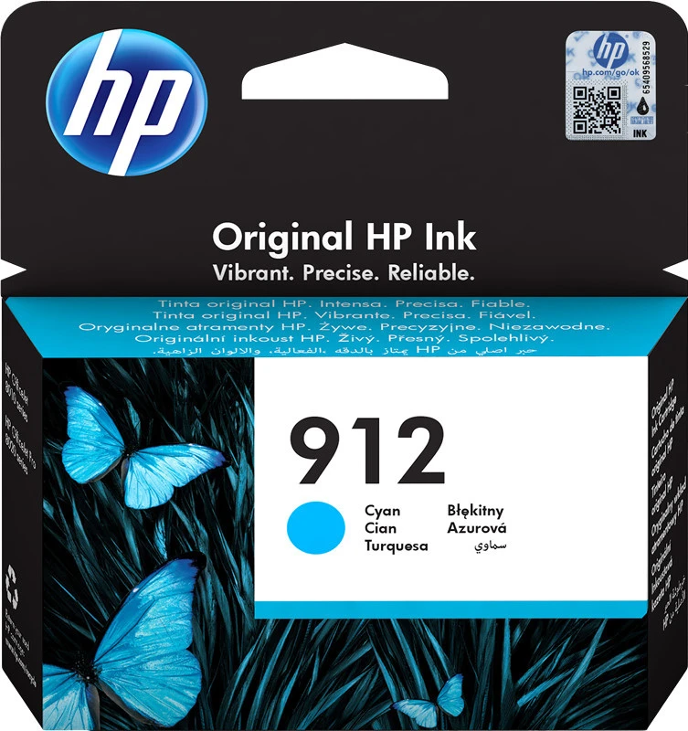 HP 912 Cartouche d'encre cyan