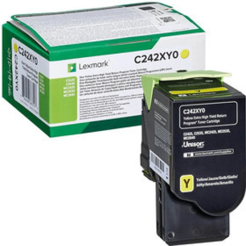 LEXMARK Toner-Modul return EHY yellow