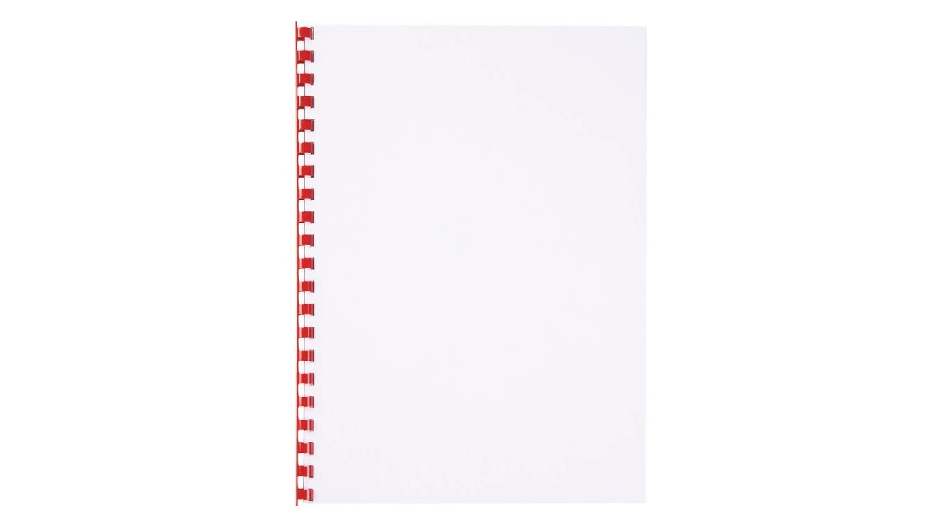 GBC Dos de reliure en plastique rond A4, Ø10 mm, 100 pcs.