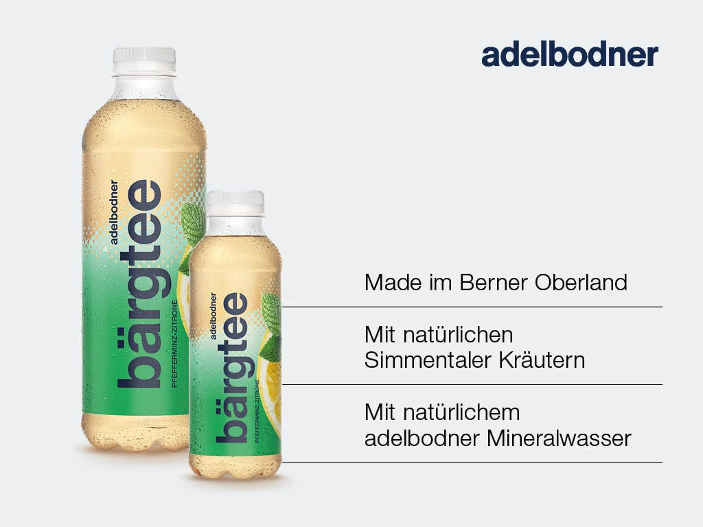 ADELBODNER Thé de montagne menthe-citron 6 x 1 litres