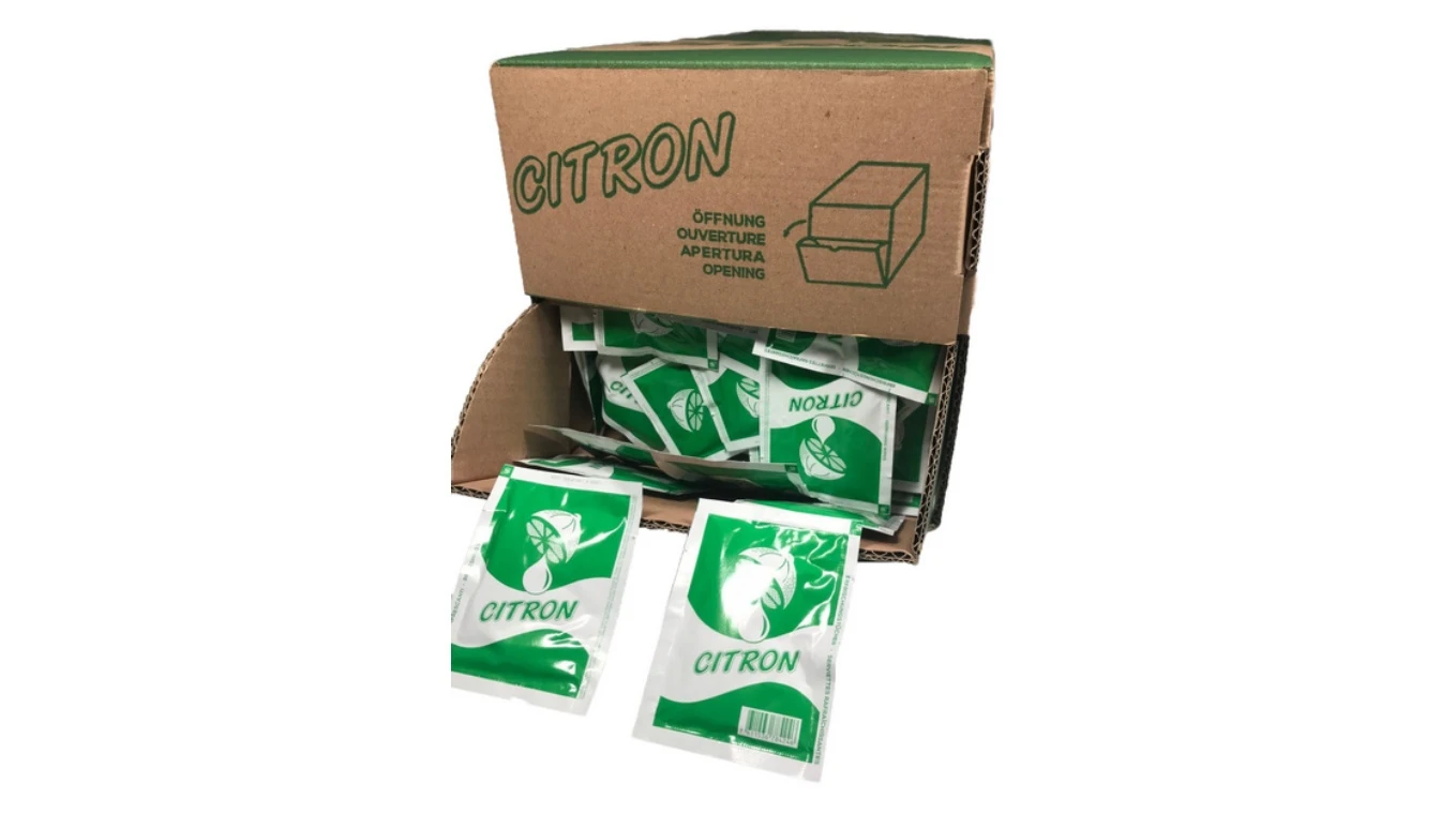 Erfrischungstücher Citron 500 Stück