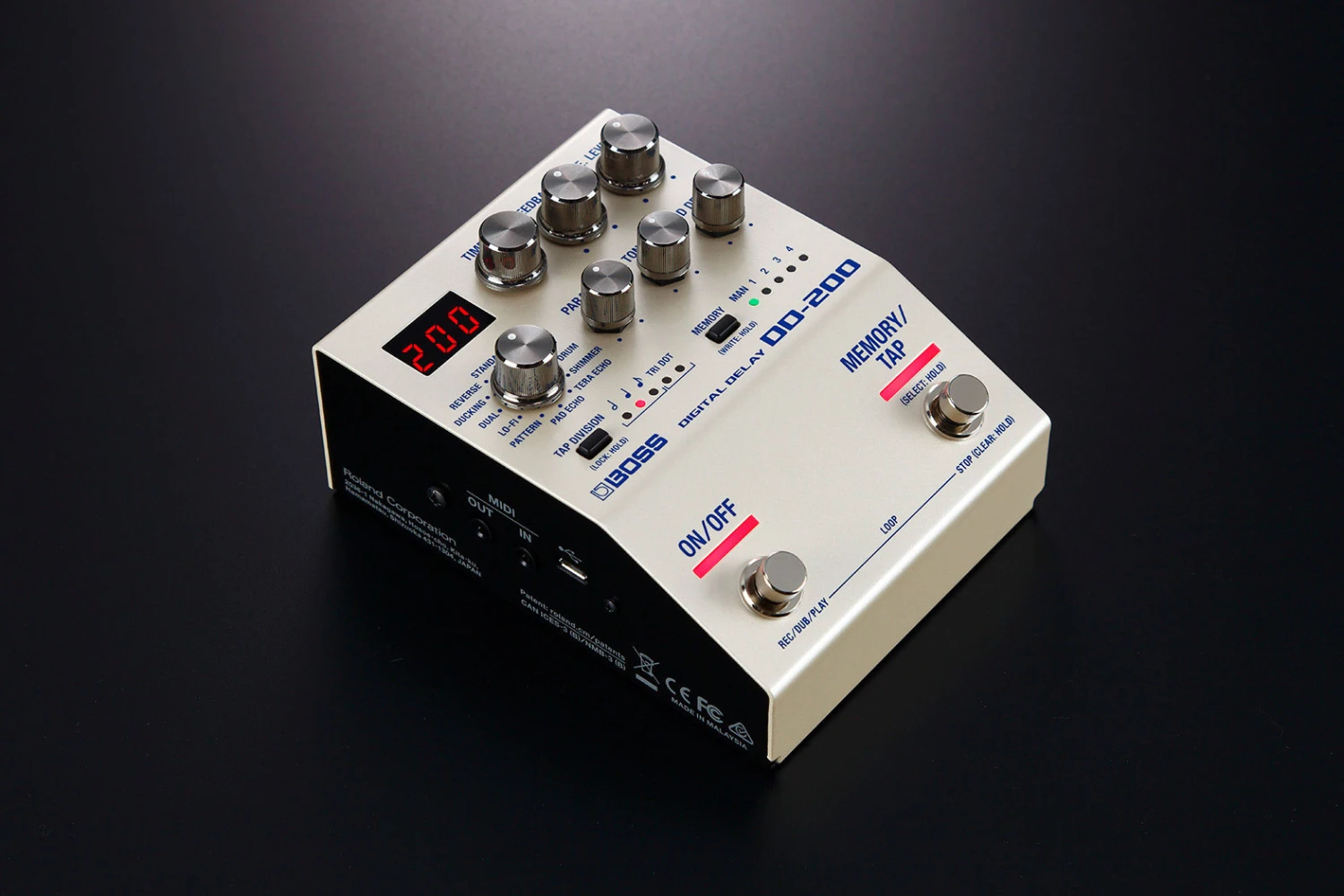 Boss DD-200 pédale de retard numérique