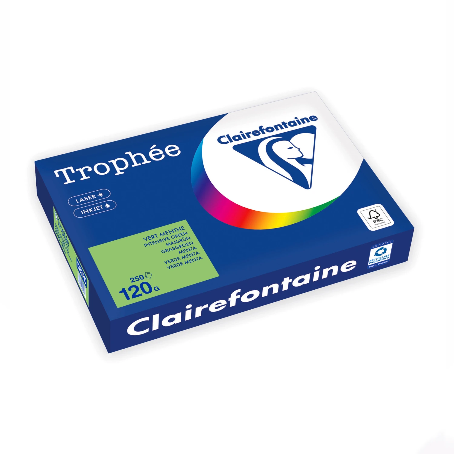 CLAIREFONTAINE Kopierpapier Trophée Intensiv A3, 120 g/m², 250 Blatt