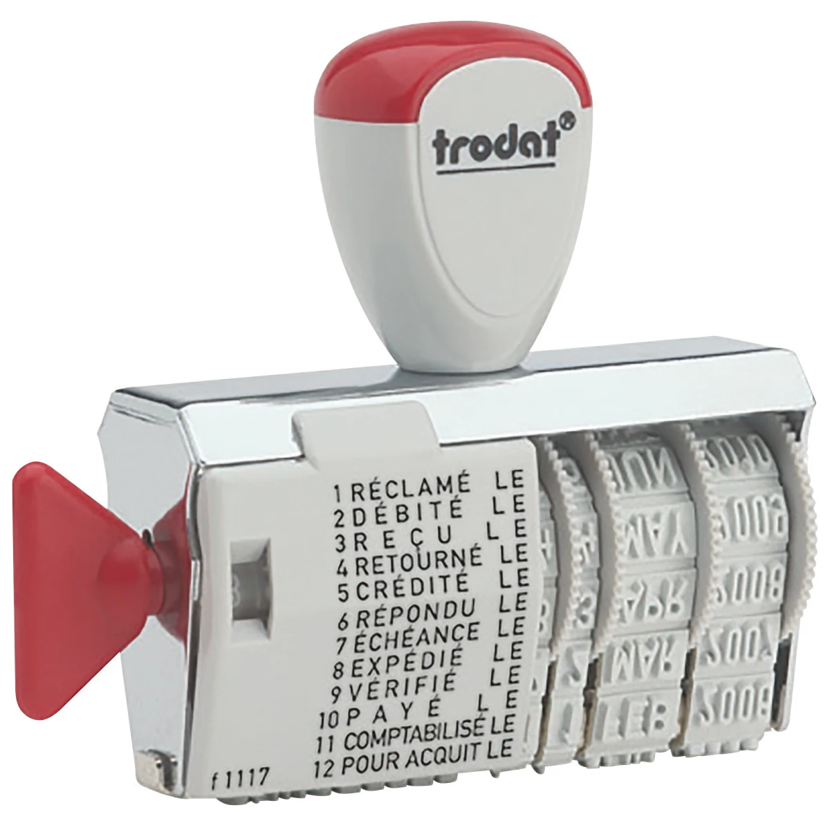 TRODAT 1117 Datum- und Wortbandstempel FR