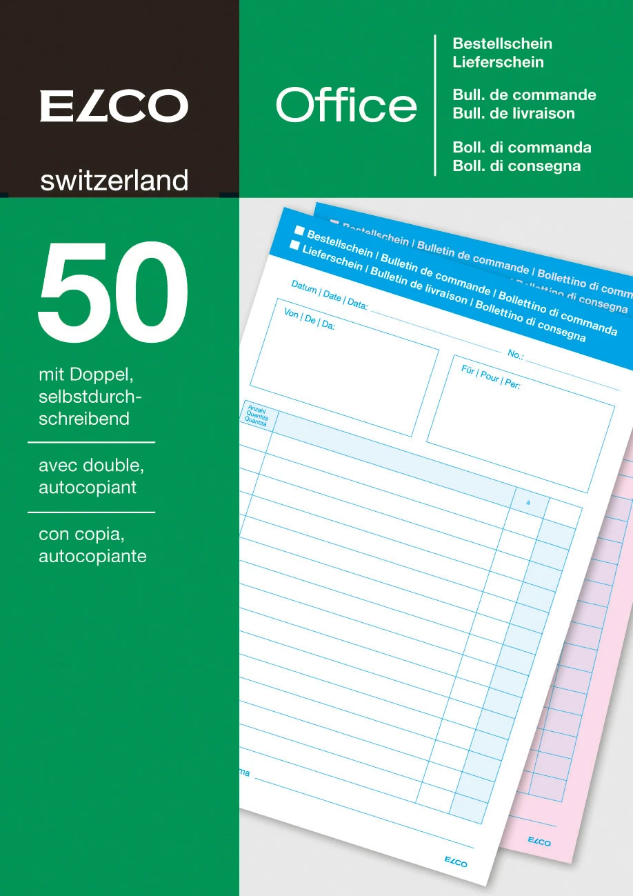 ELCO Commande/Bon Livraison A5