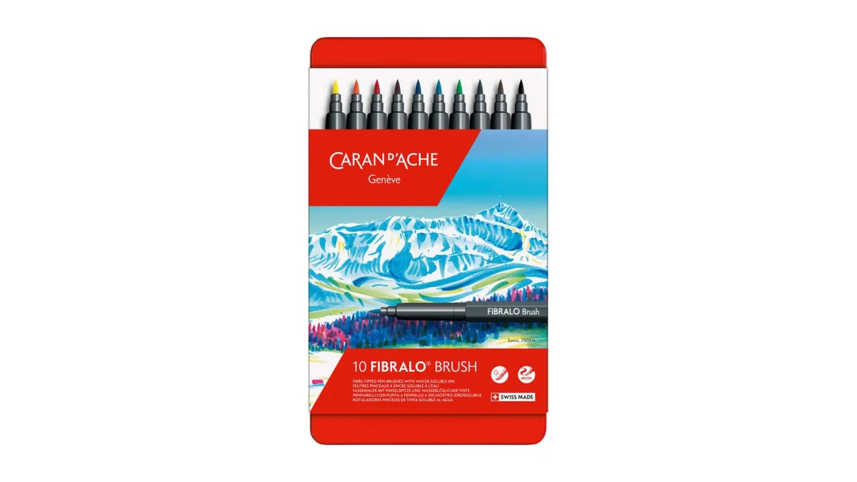 CARAN D'ACHE Classic Fibralo Brush 0.5-5mm (10x)