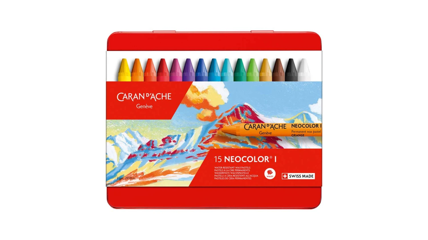 CARAN D'ACHE Crayons de cire Neocolor 1