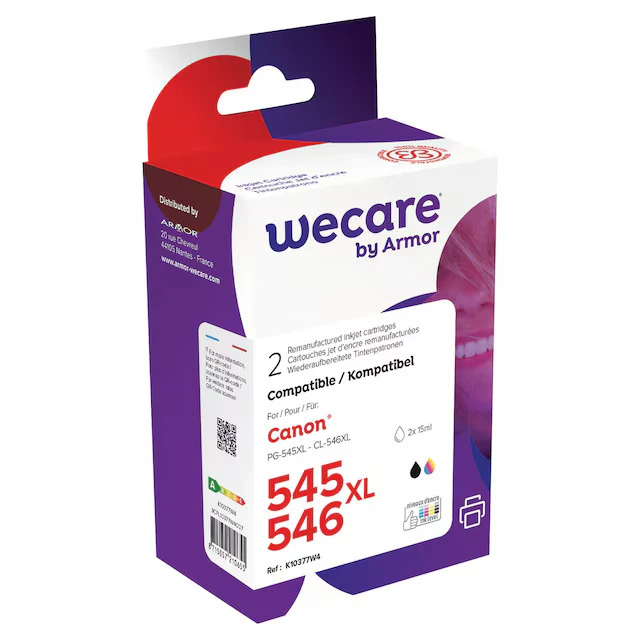 WECARE Encre XL rebuilt schwarz PG-545XLWE