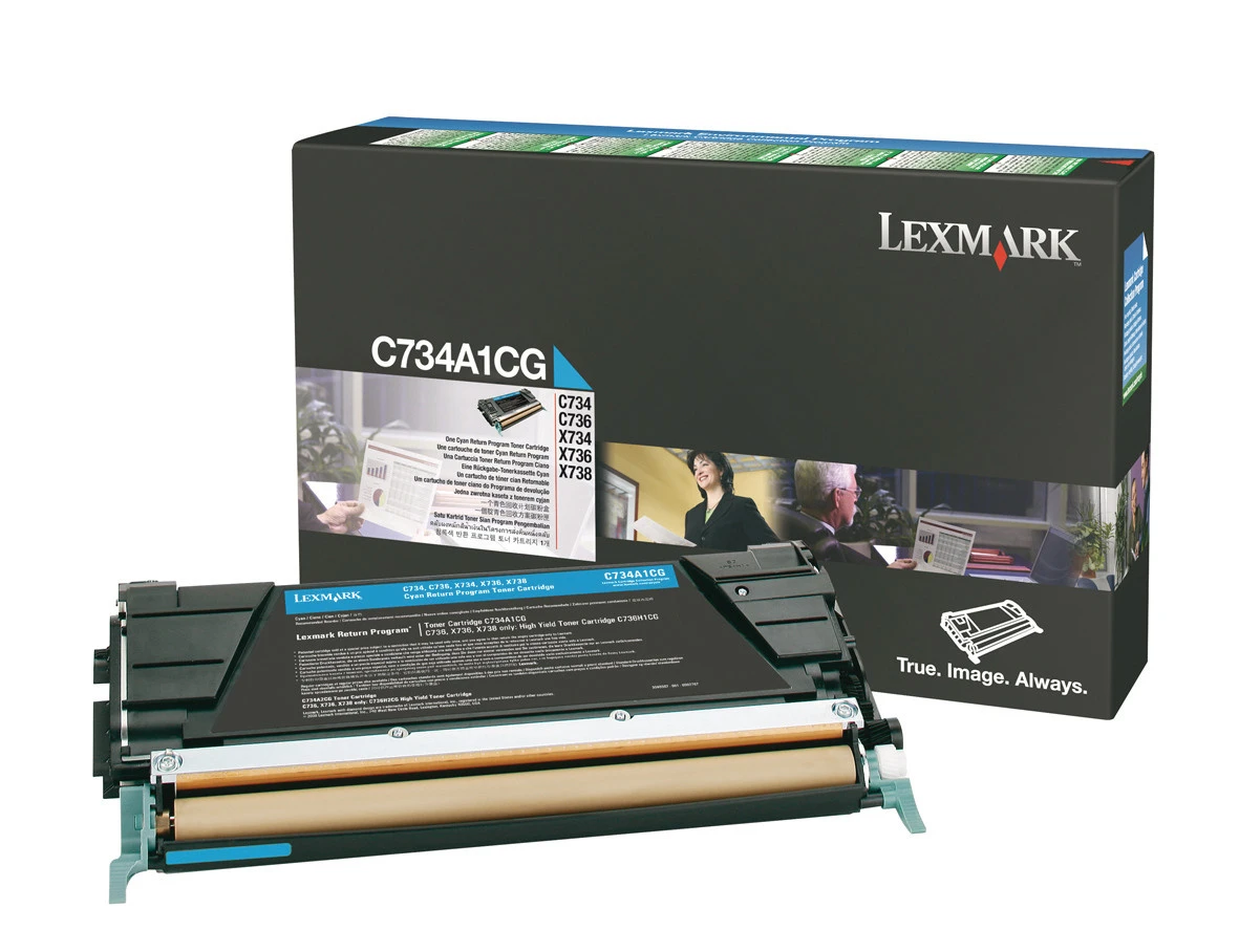 Lexmark C734A1CG Toner cyan