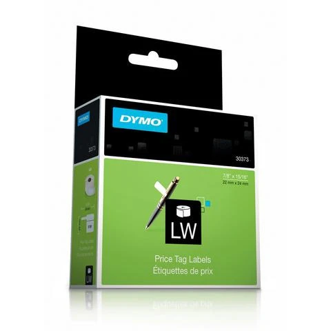 Dymo 30373 Étiquettes de prix, 23 x 22 mm, 1x rouleau de 400 pièces