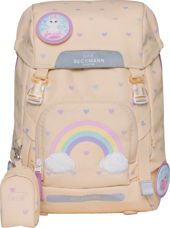 BECKMANN Schulrucksack Classic mit Wendetasche