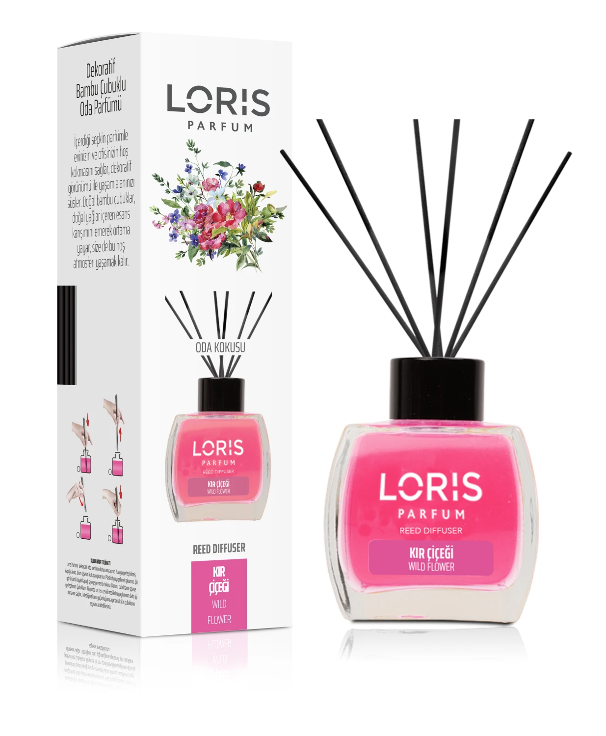 LORIS PARFUM Parfum d'ambiance Wildflower 120 ml