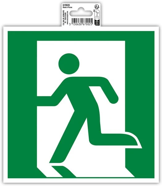 BIELLA Klebeschild Evakuierung